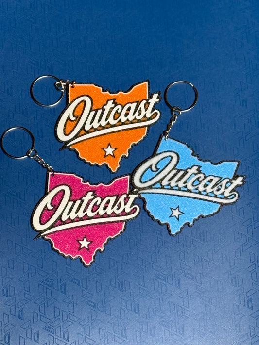 Outcast KeyChain - Pink