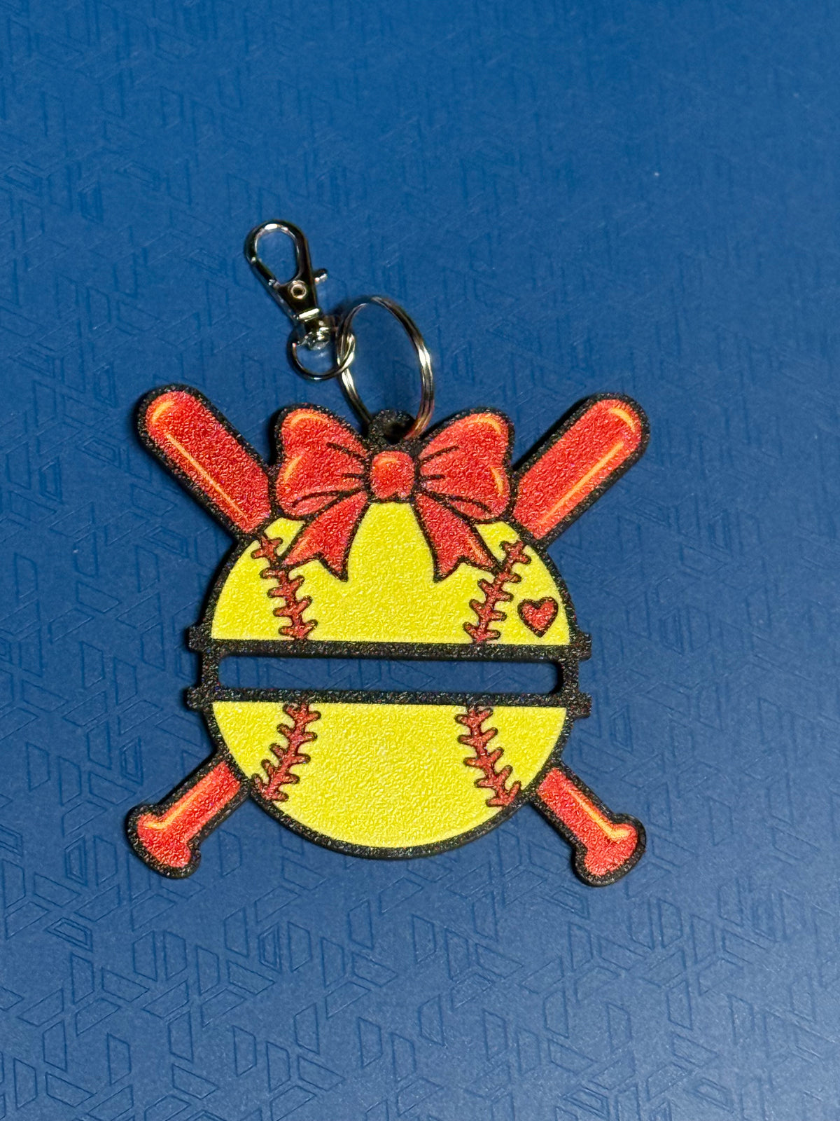 Hair Tie Holder - Yellow/Red