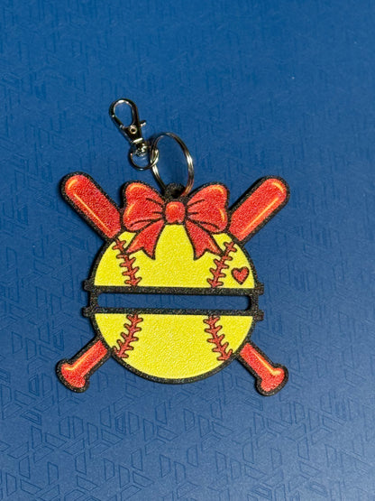Hair Tie Holder - Yellow/Red