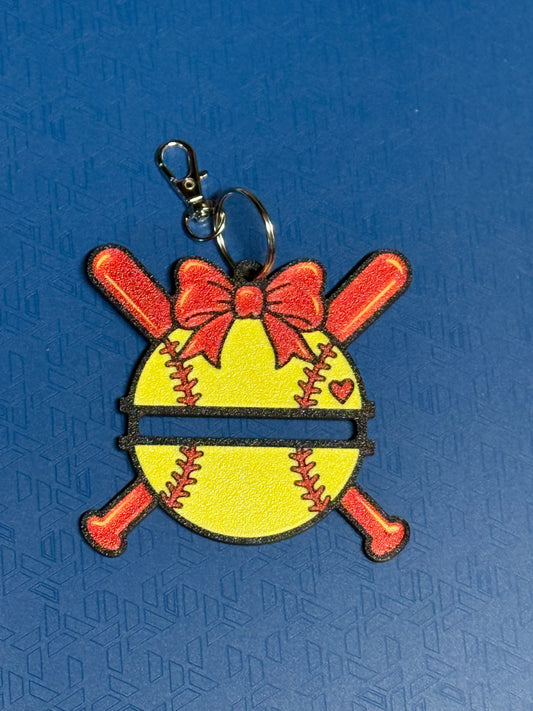 Hair Tie Holder - Yellow/Red
