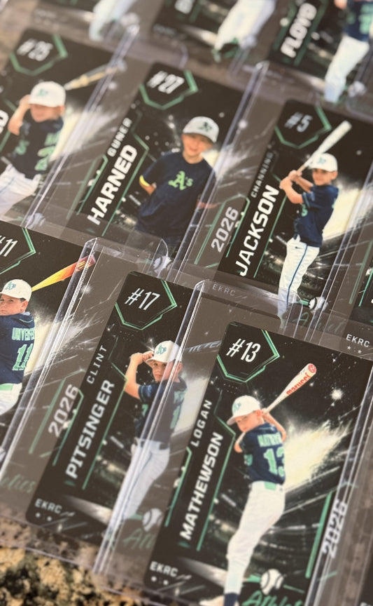 A's Customized Players Baseball Card