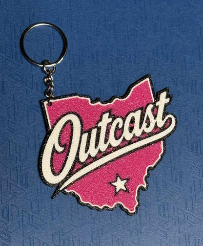 Outcast KeyChain - Pink