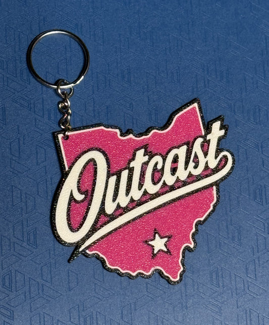 Outcast KeyChain - Pink