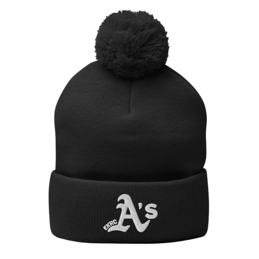 A's Pom Pom Beanies