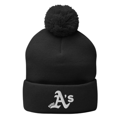A's Pom Pom Beanies