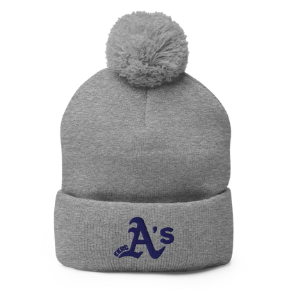A's Pom Pom Beanies