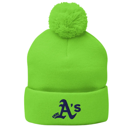 A's Pom Pom Beanies