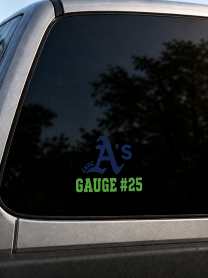 A's Car Decals